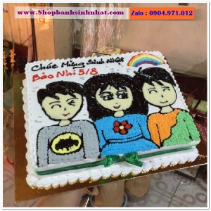 Bánh Sinh Nhật Siêu Nhân - US134